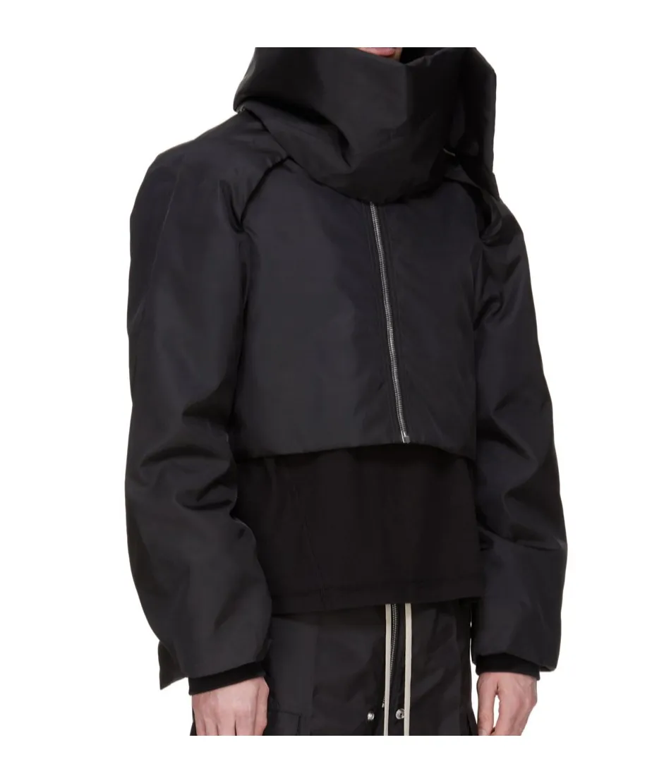 Cropped Bomber Jacket