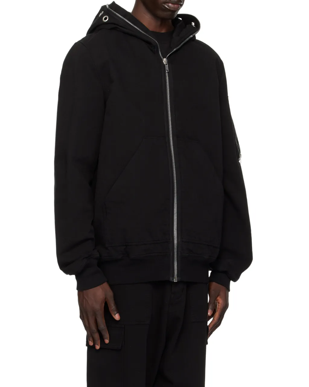 Zip-Up Hooded Jacket