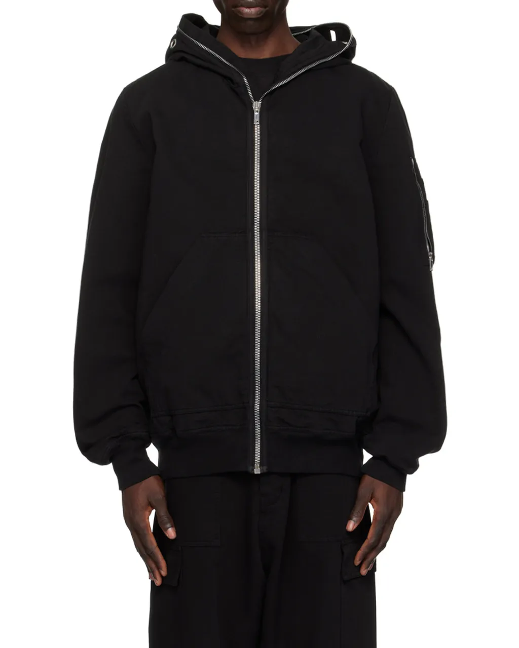 Zip-Up Hooded Jacket