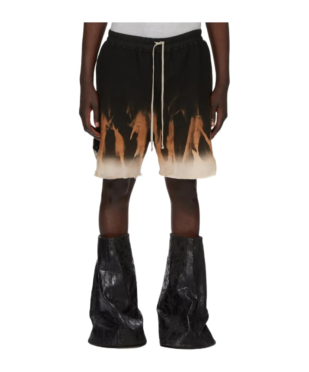 Mid-Rise Tie-Dye Printed Shorts