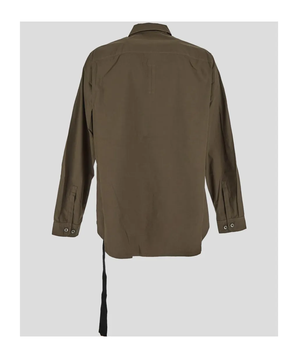 Long-Sleeved Button-Up Shirt