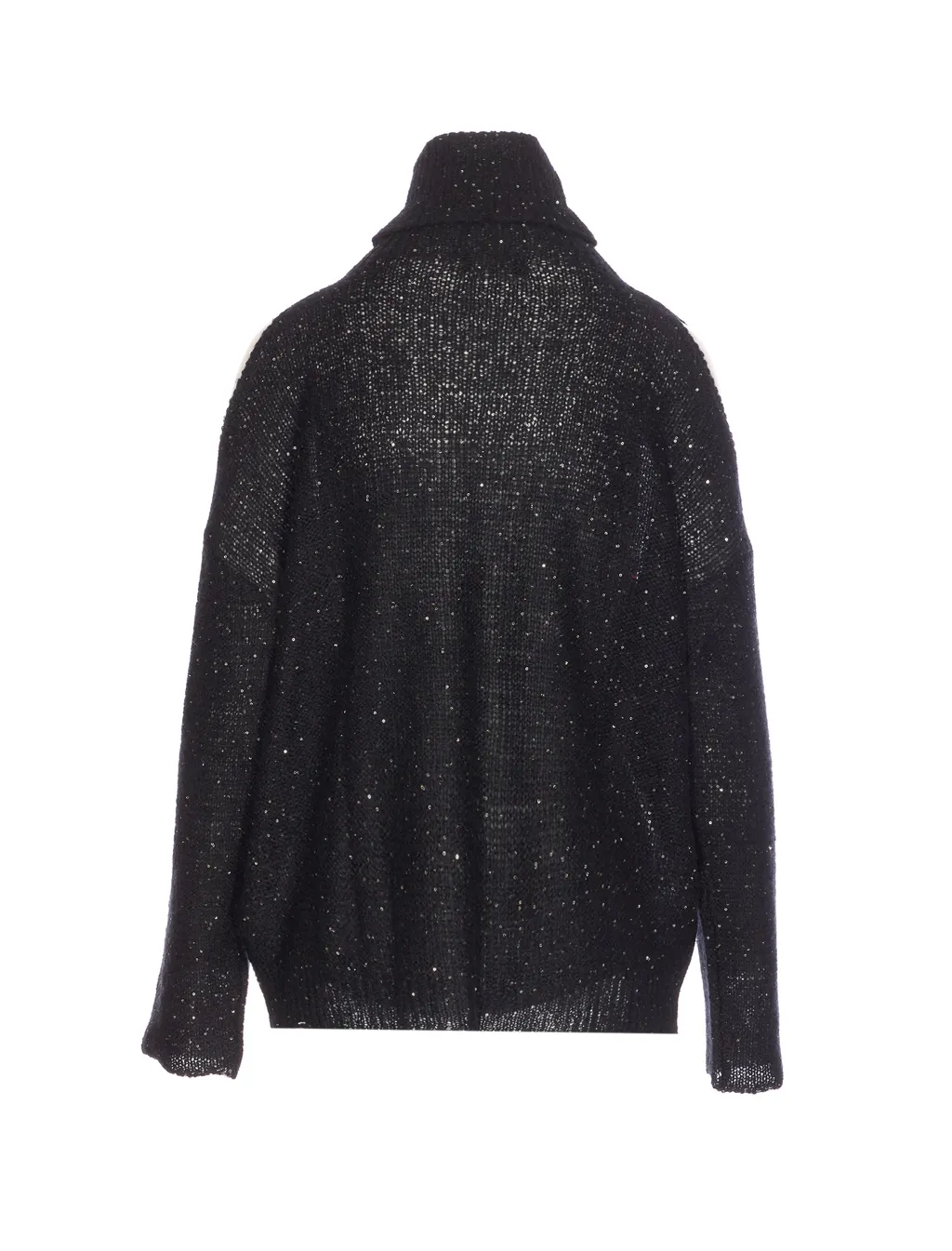 Sequined Turtleneck Sweater