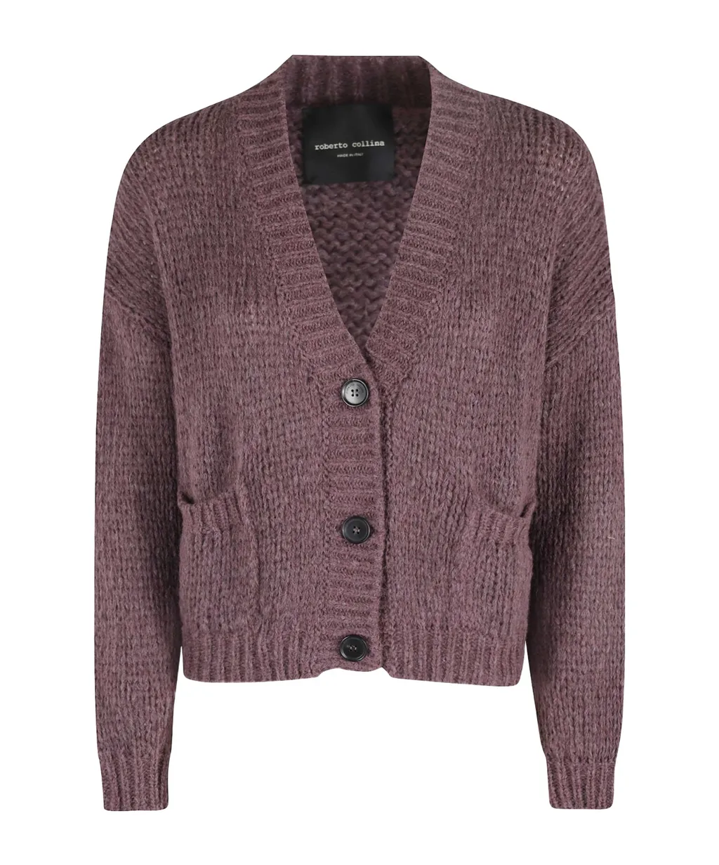 Long-Sleeved Cardigan Sweater