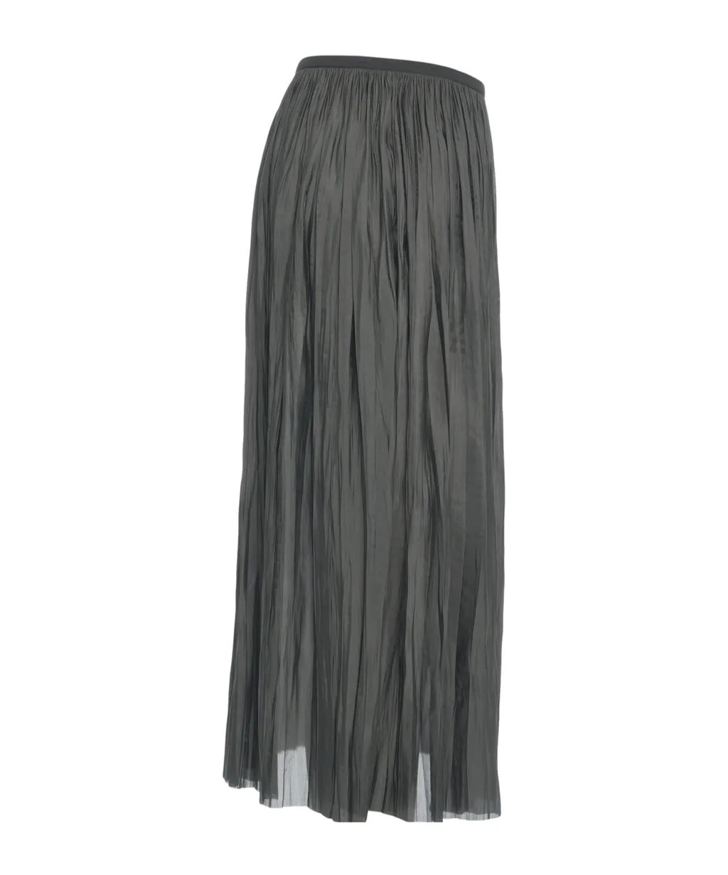 Pleated Midi Skirt