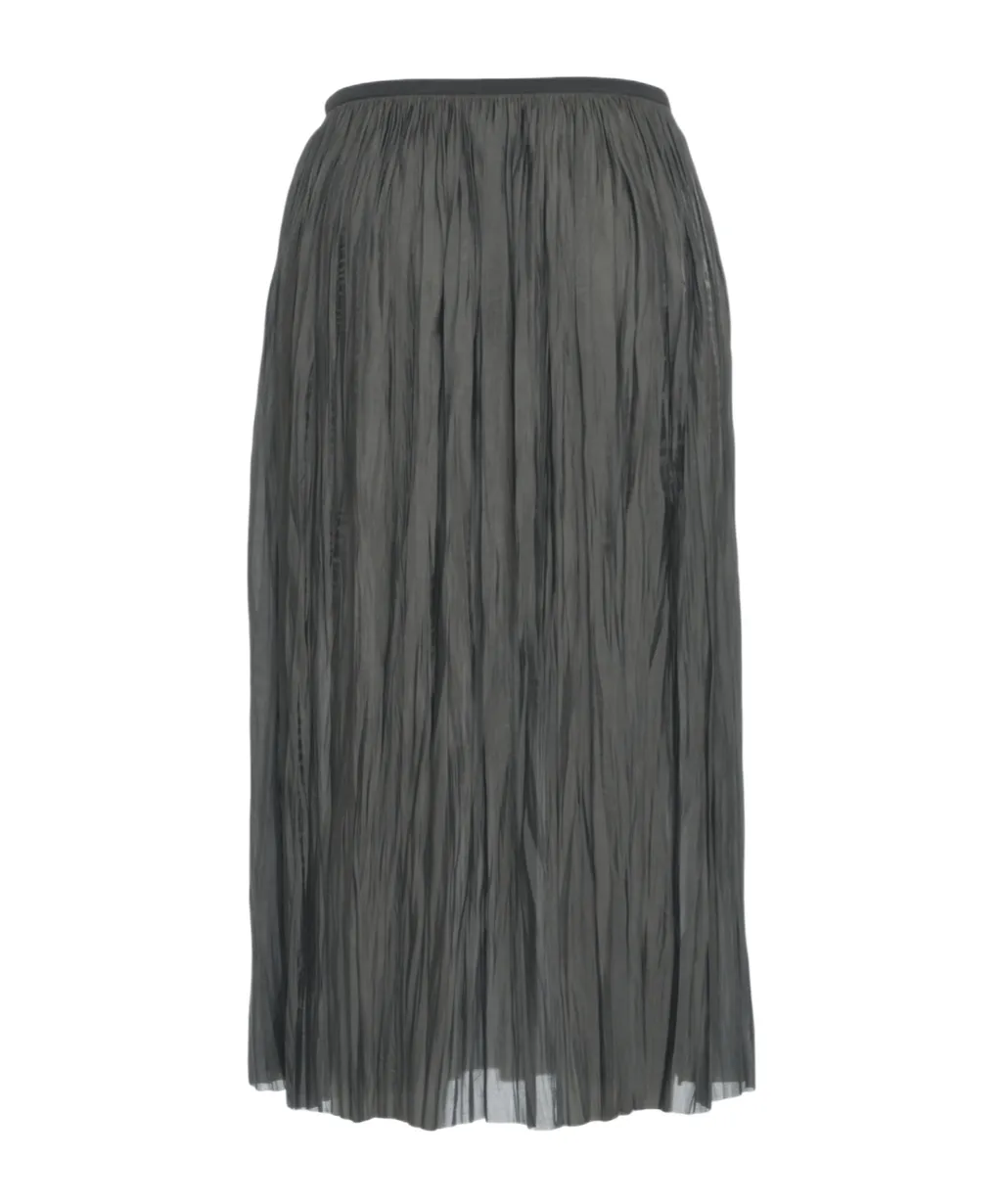Pleated Midi Skirt