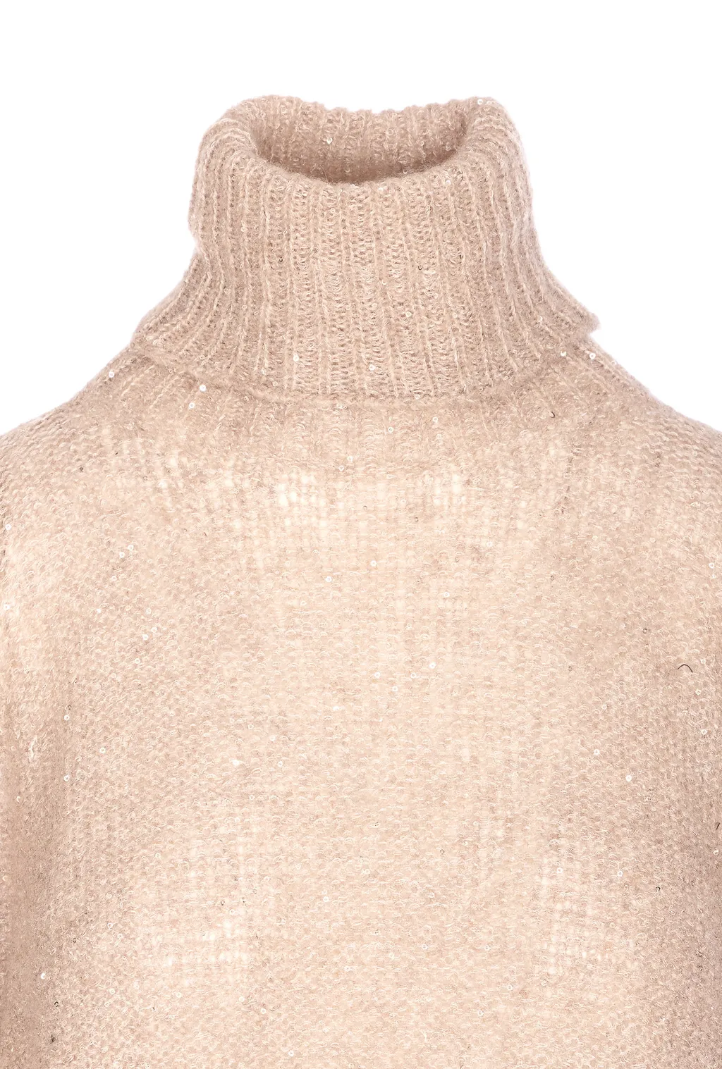 Sequined Turtleneck Knitwear