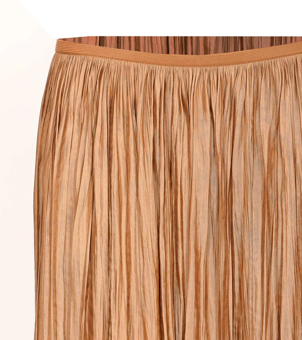 Pleated Midi Skirt