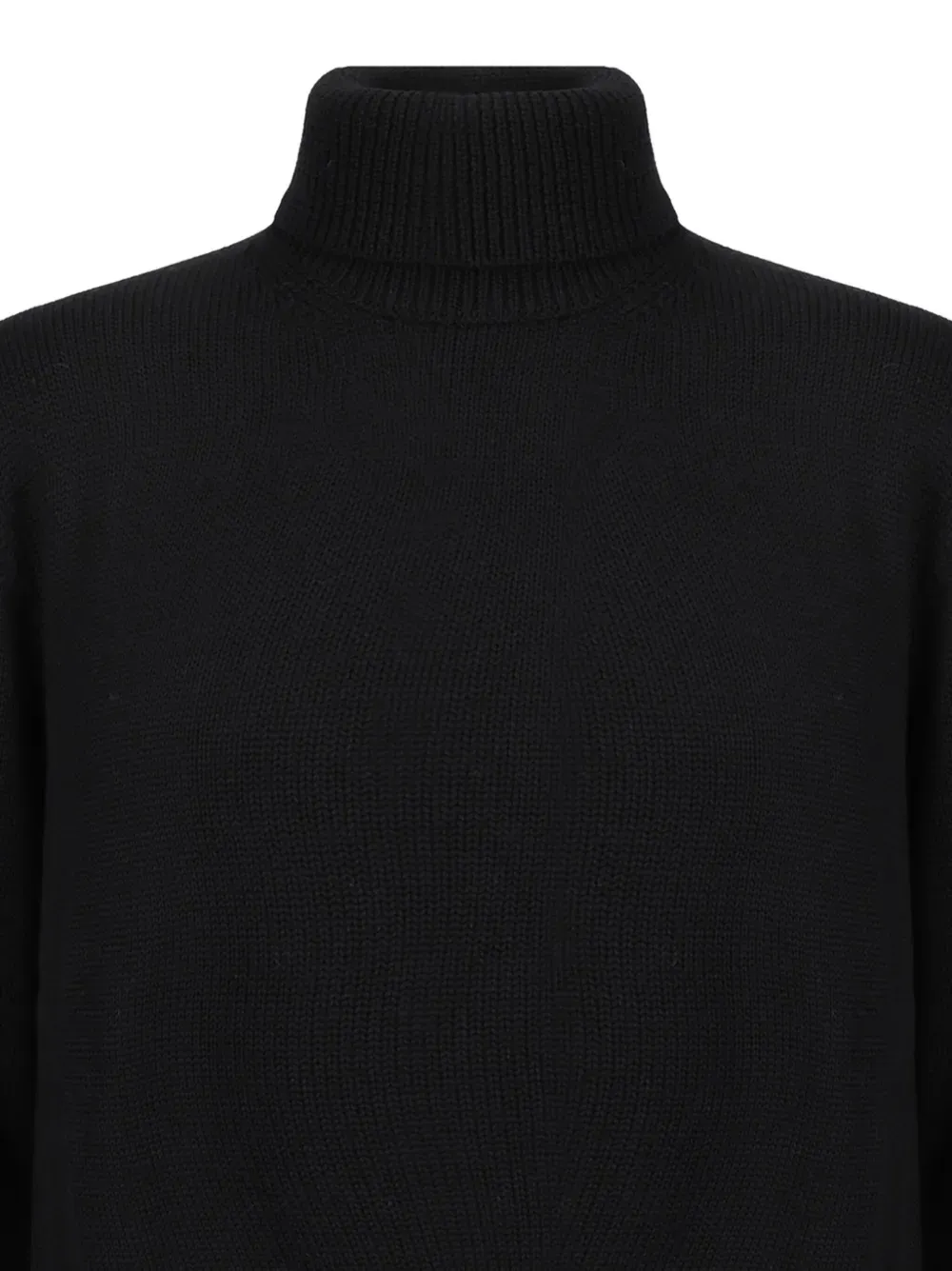 High-Neck Long-Sleeved Sweater