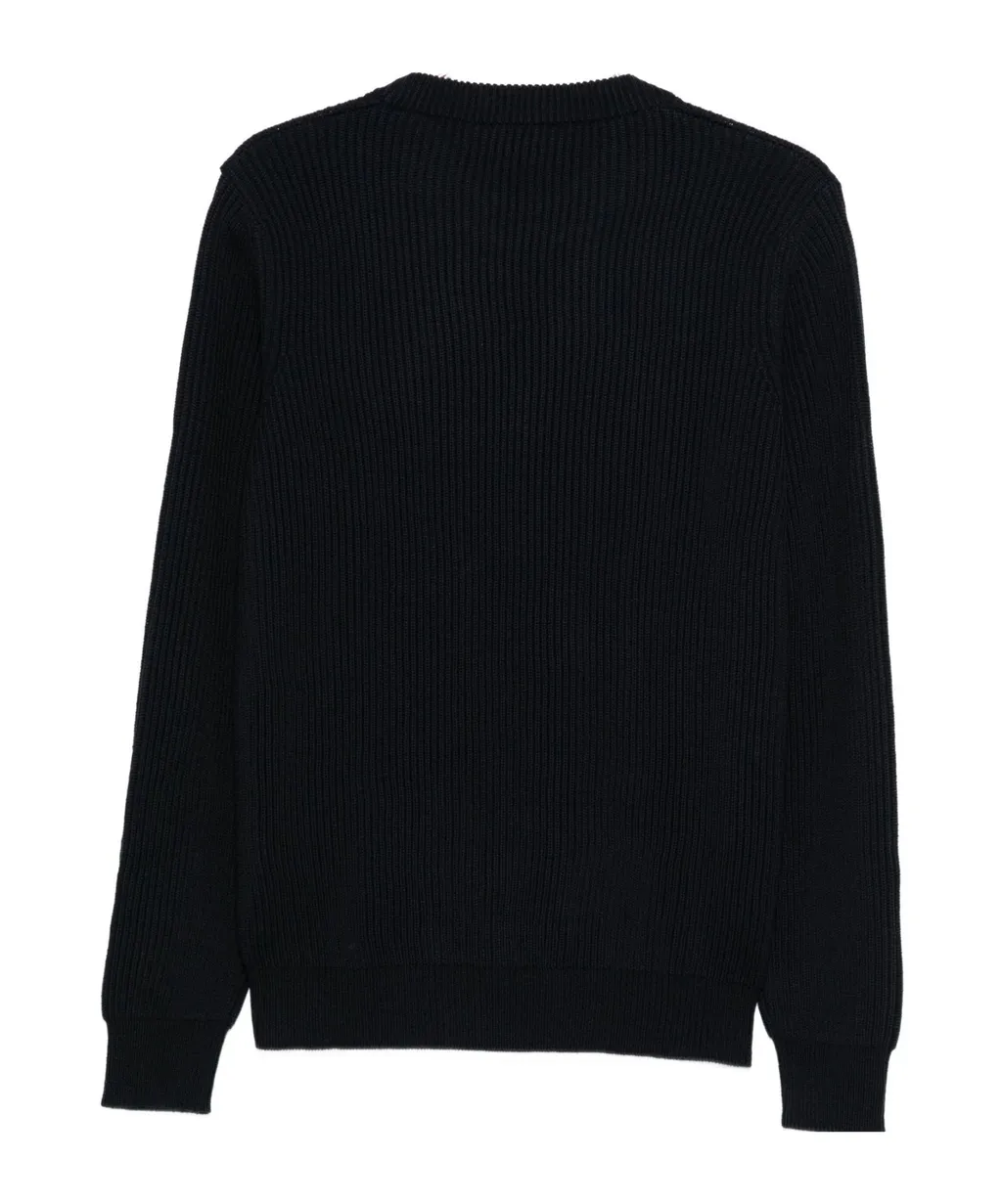 Crew Neck Long-Sleeved Sweater