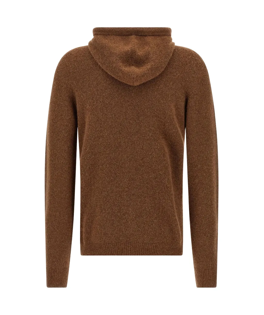 Hooded Wool Sweater