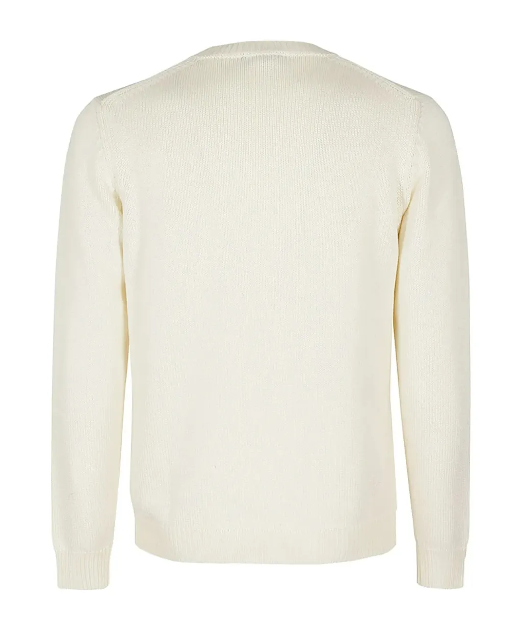 Crew Neck Long-Sleeved Sweater