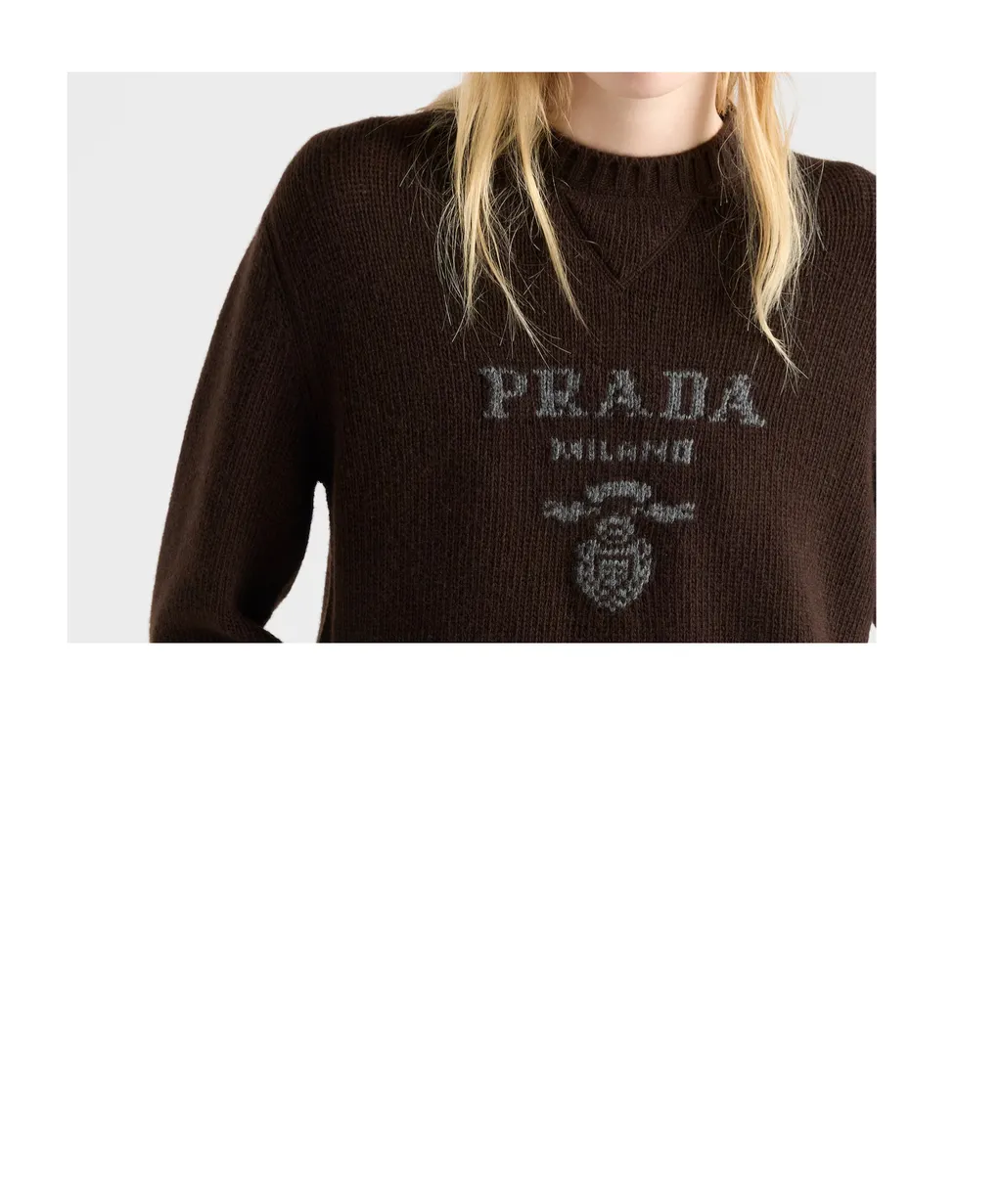 Logo Knitted Round Neck Jumper