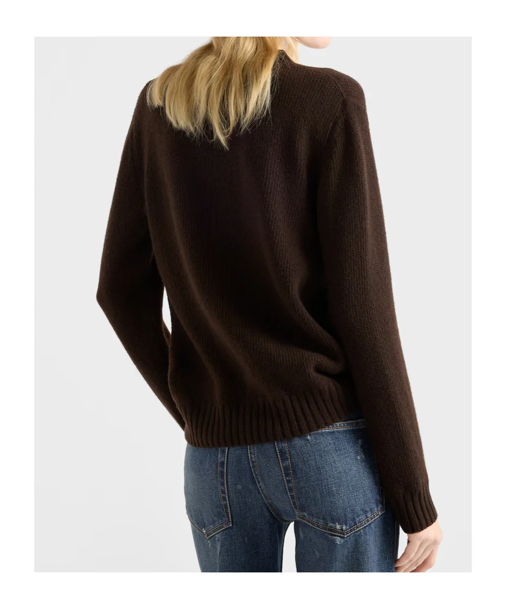 Logo Knitted Round Neck Jumper