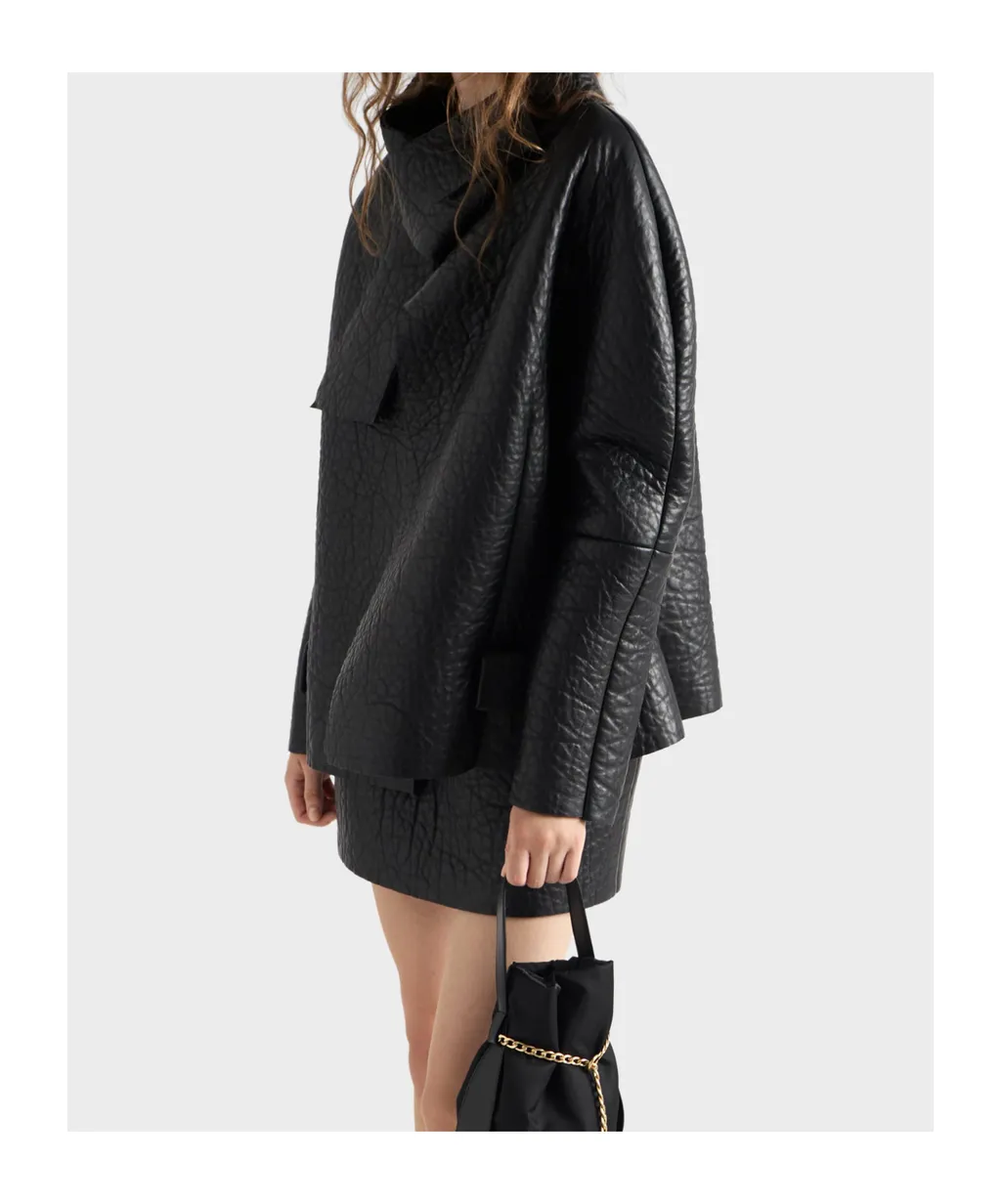 Bonded Nappa Leather Jacket
