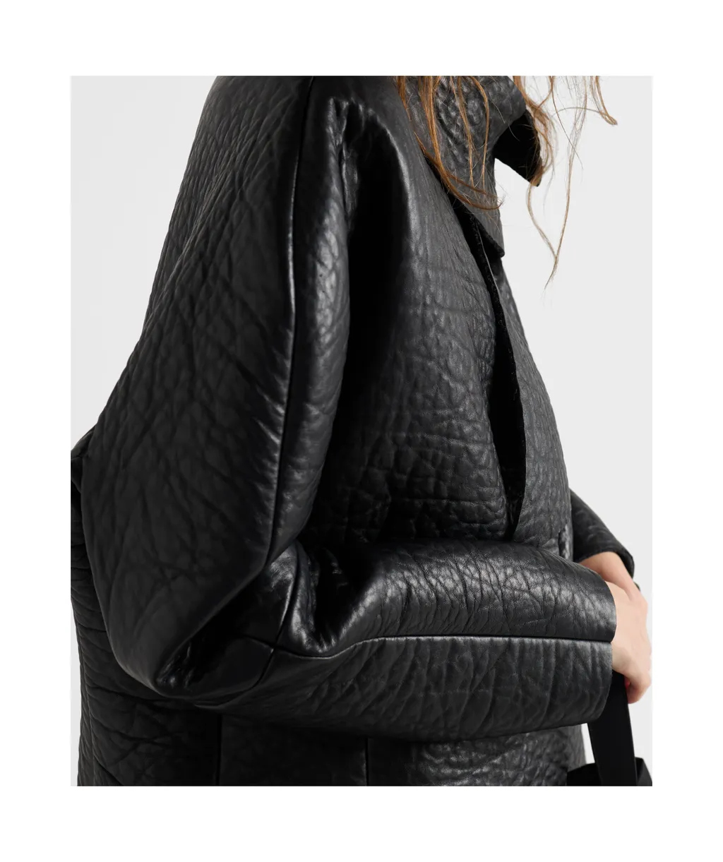 Bonded Nappa Leather Jacket