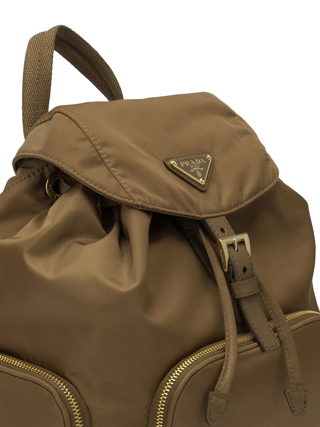 Buckle Zip-Fastening Backpack