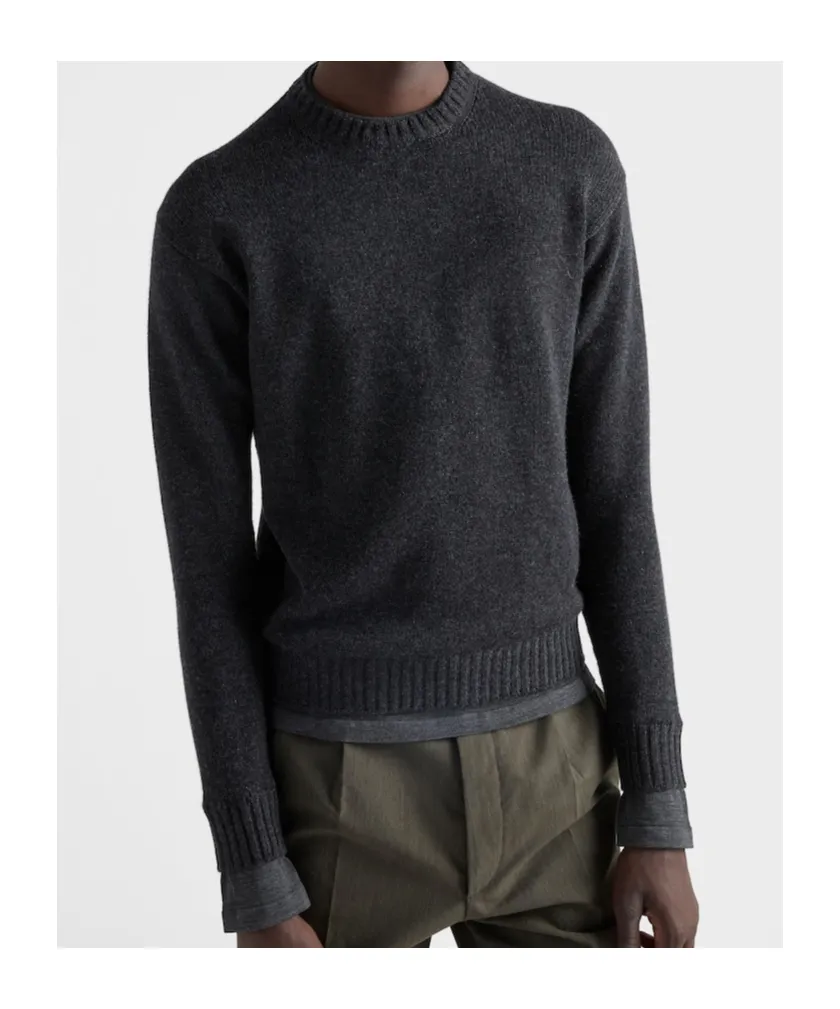 Long-Sleeved Crewneck Jumper