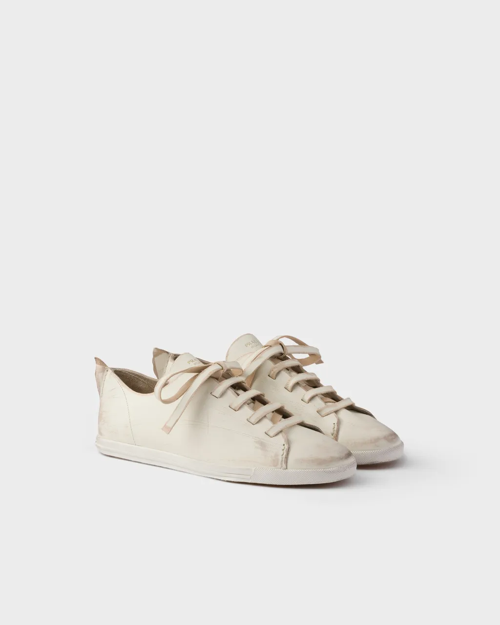 Round-Toe Lace-Up Sneakers