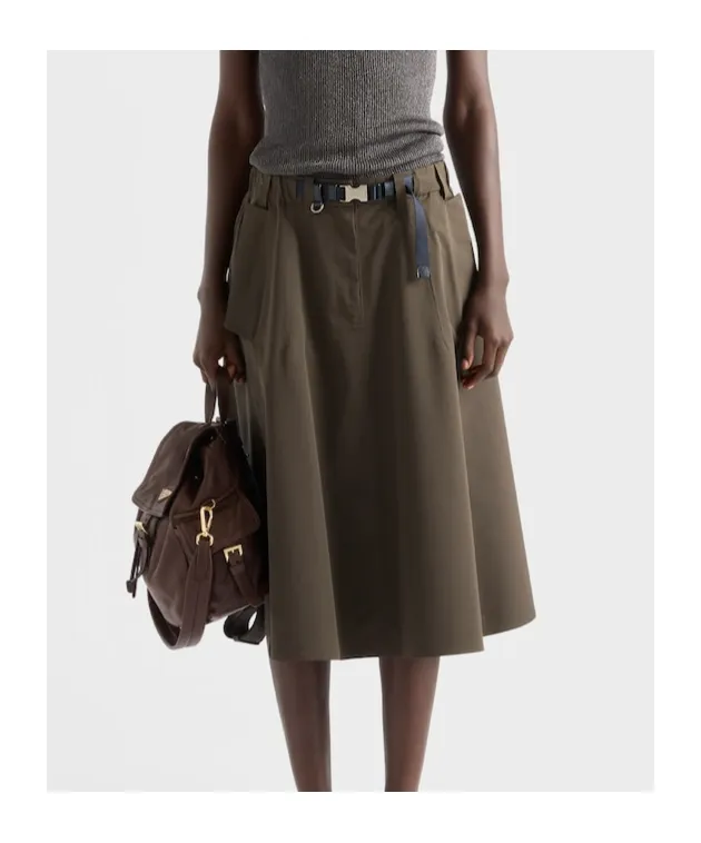 Technical Fabric Circle Skirt