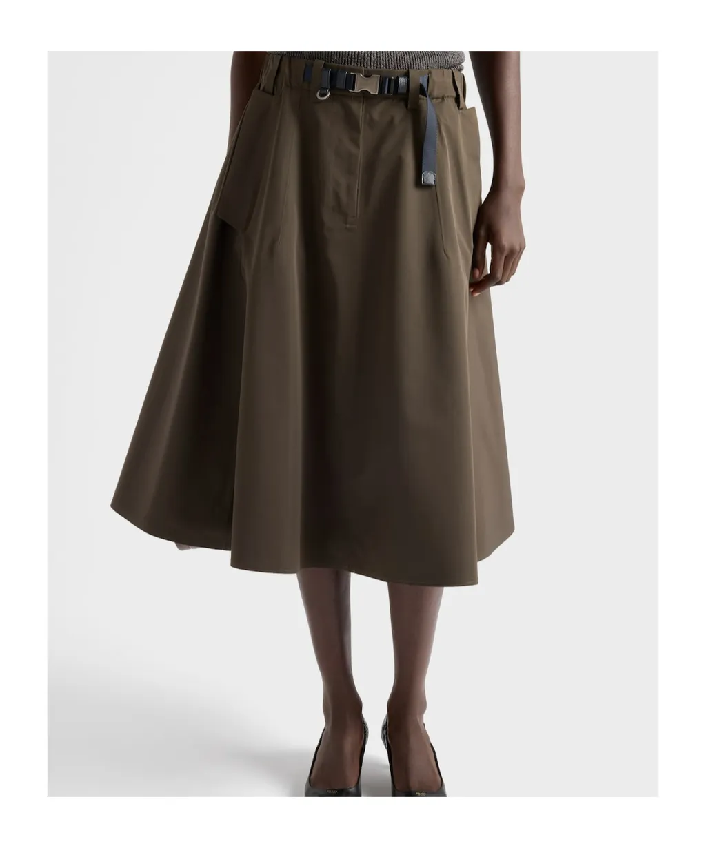 Technical Fabric Circle Skirt