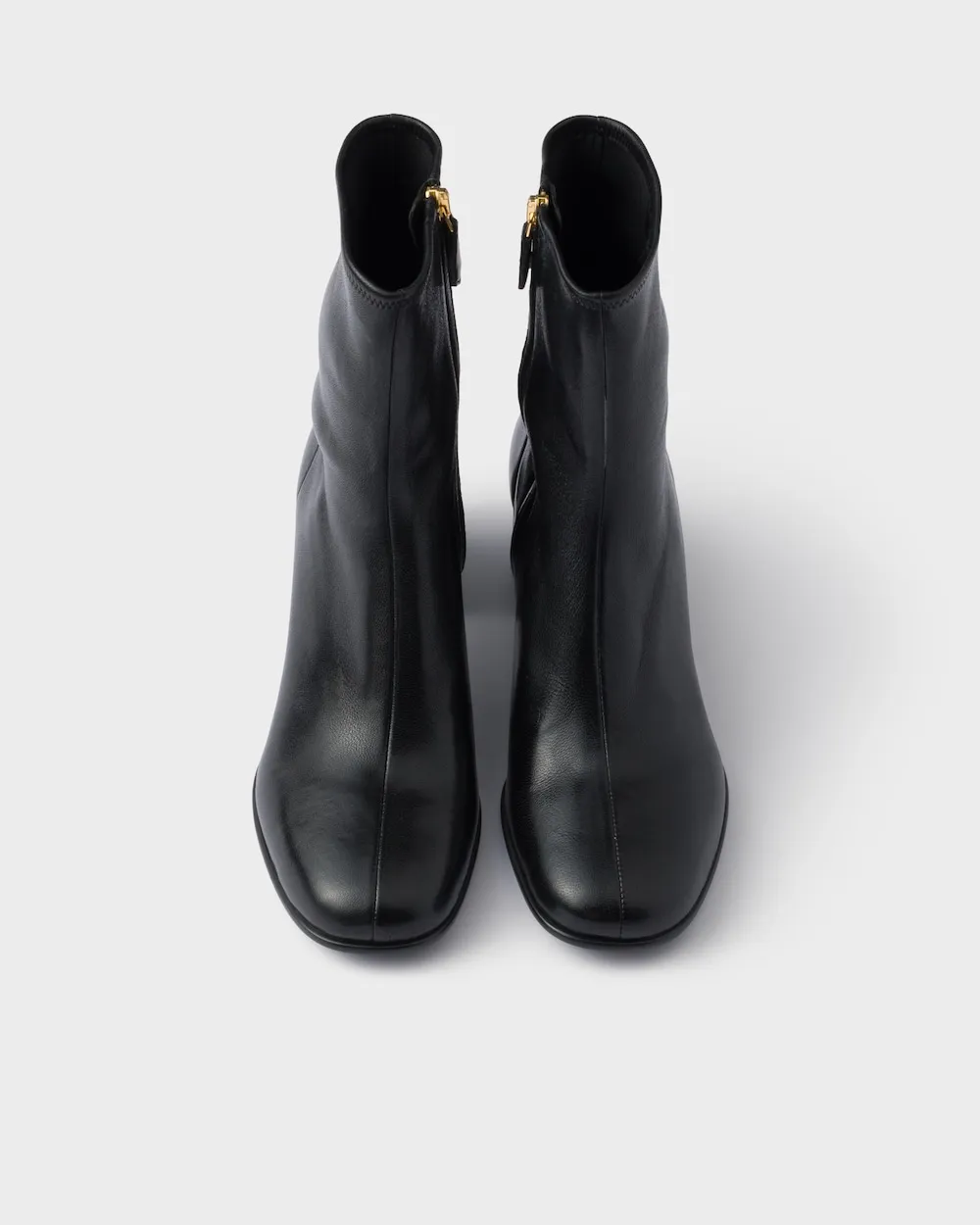 Stretch Nappa Leather Booties