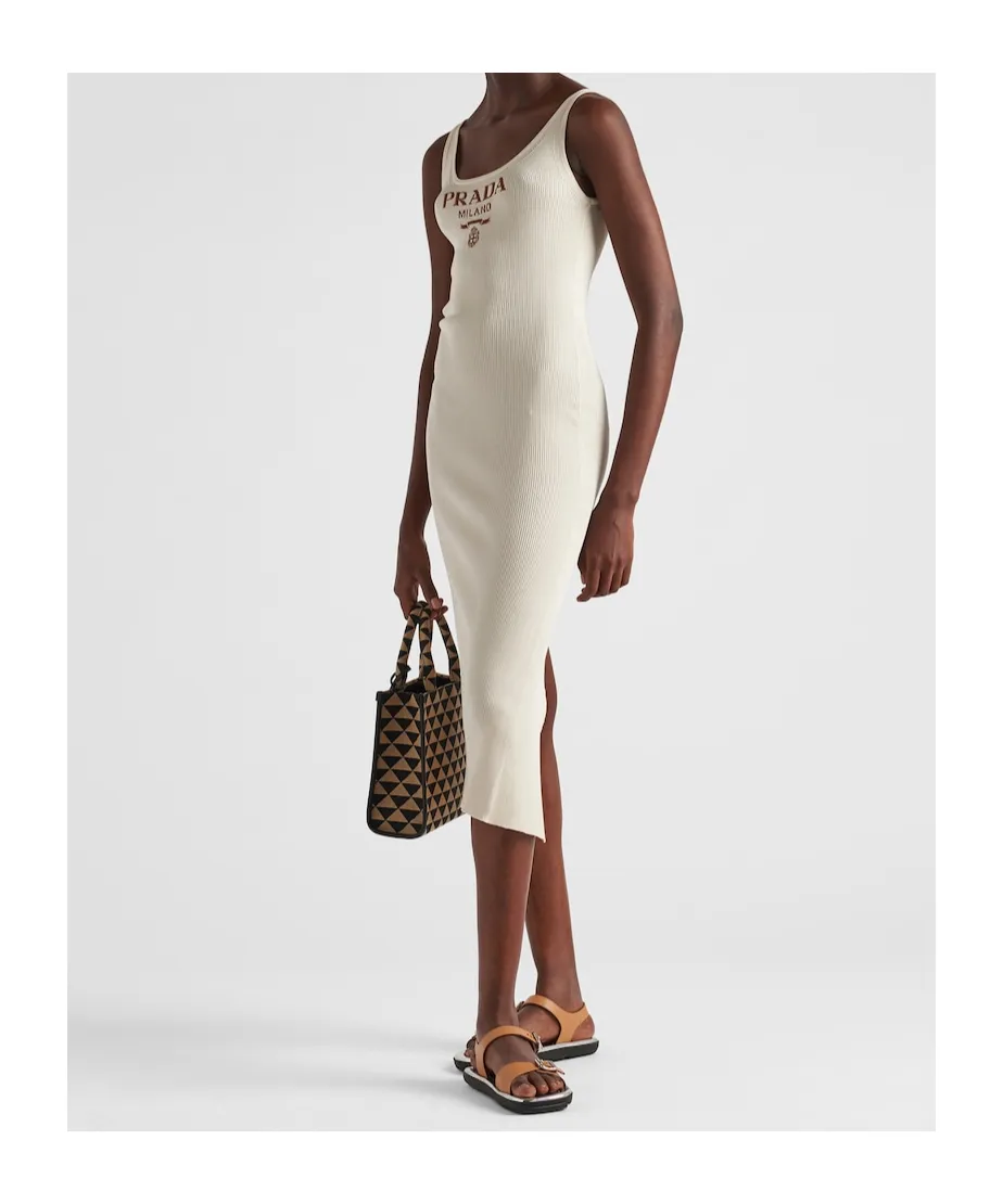 Sleeveless Ribbed Dress