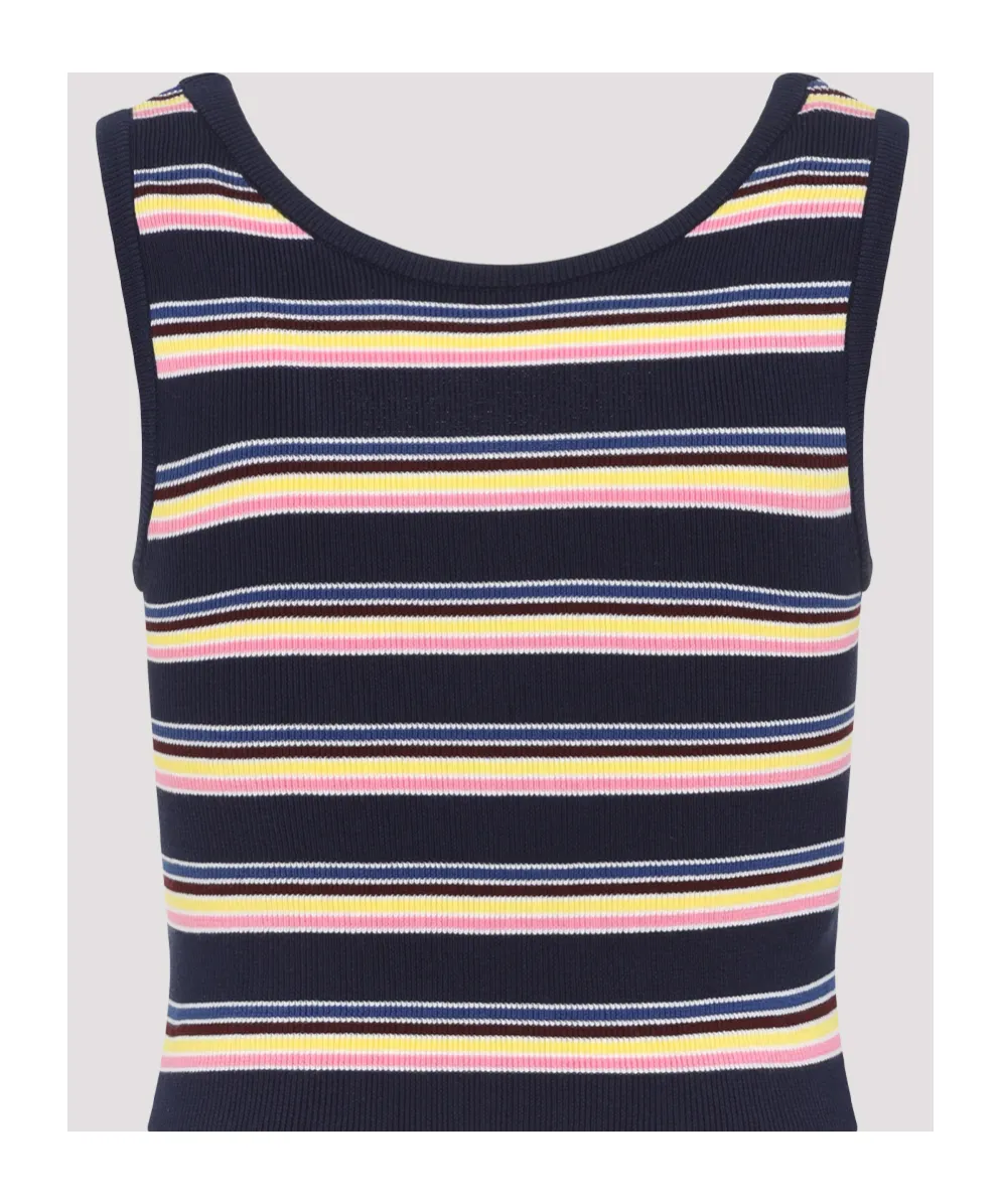 Striped Ribbed Tank Top