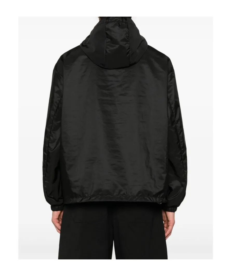 Triangle-Logo Hooded Jacket