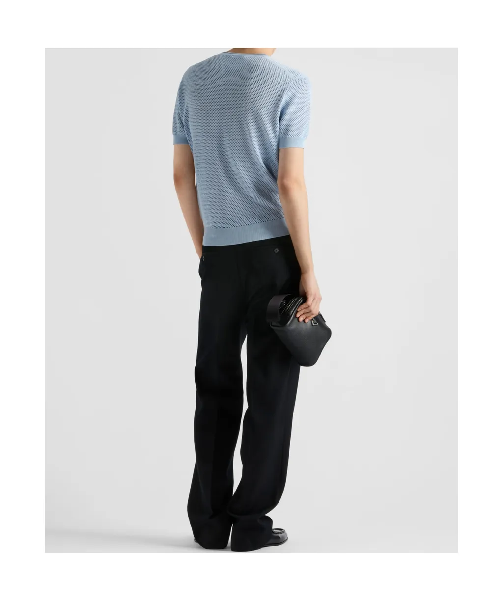 Silk And Cotton Crew-Neck Sweater