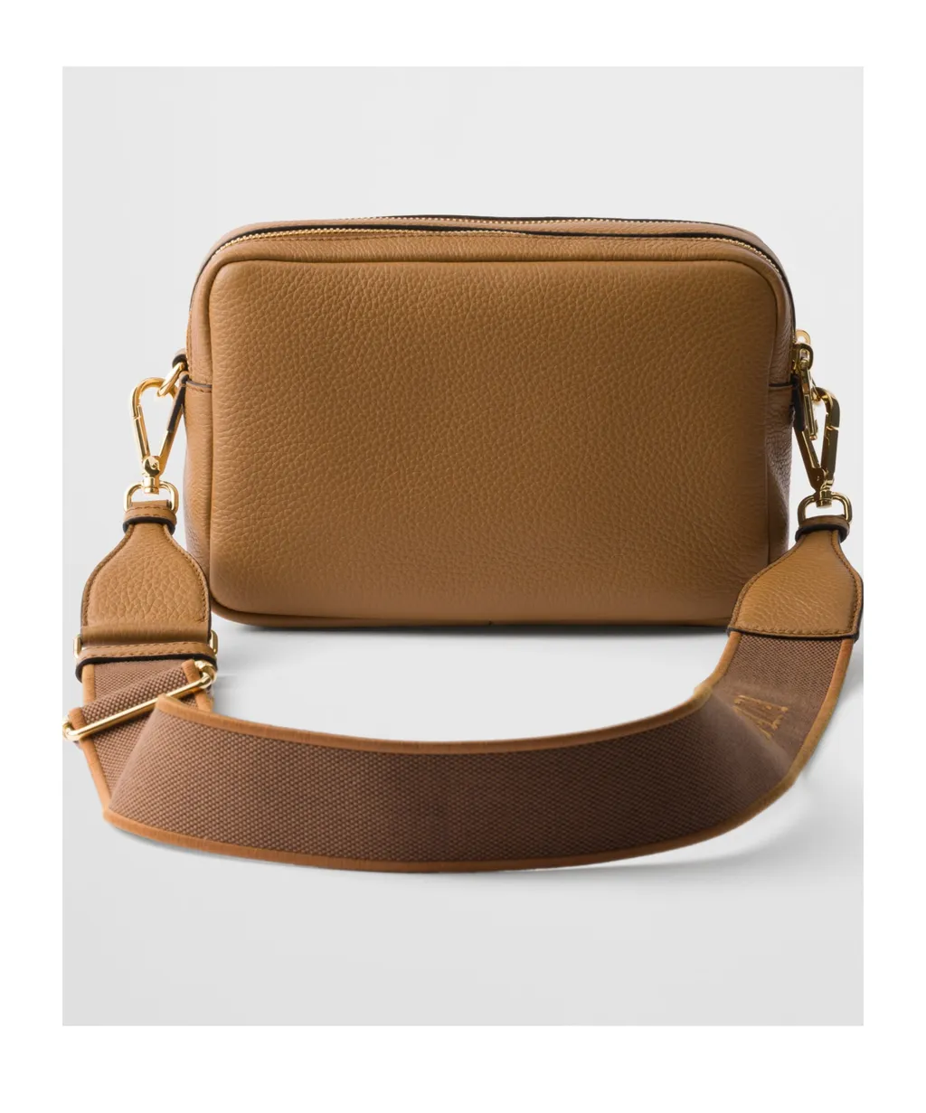 Logo Detailed Zipped Medium Crossbody Bag