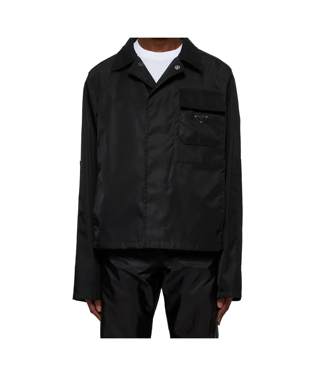 Logo Plaque Long Sleeved Jacket
