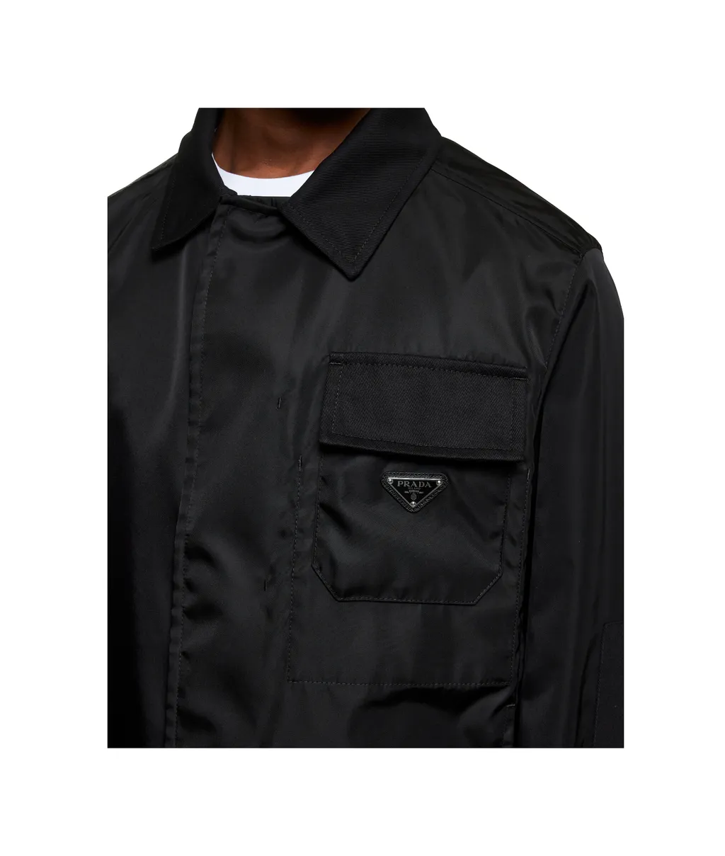 Logo Plaque Long Sleeved Jacket