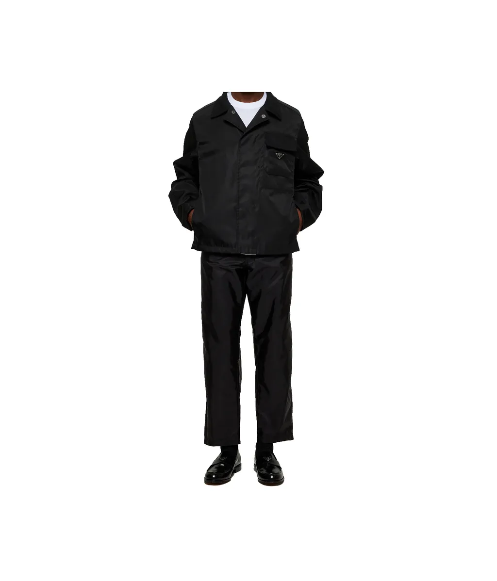 Logo Plaque Long Sleeved Jacket