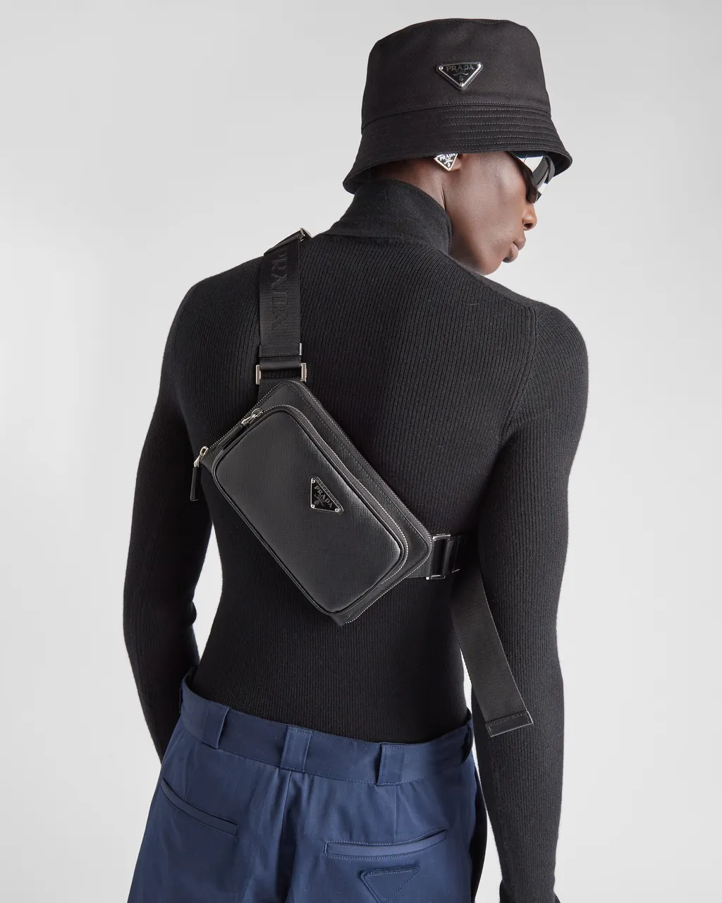 Saffiano Leather Shoulder Bag