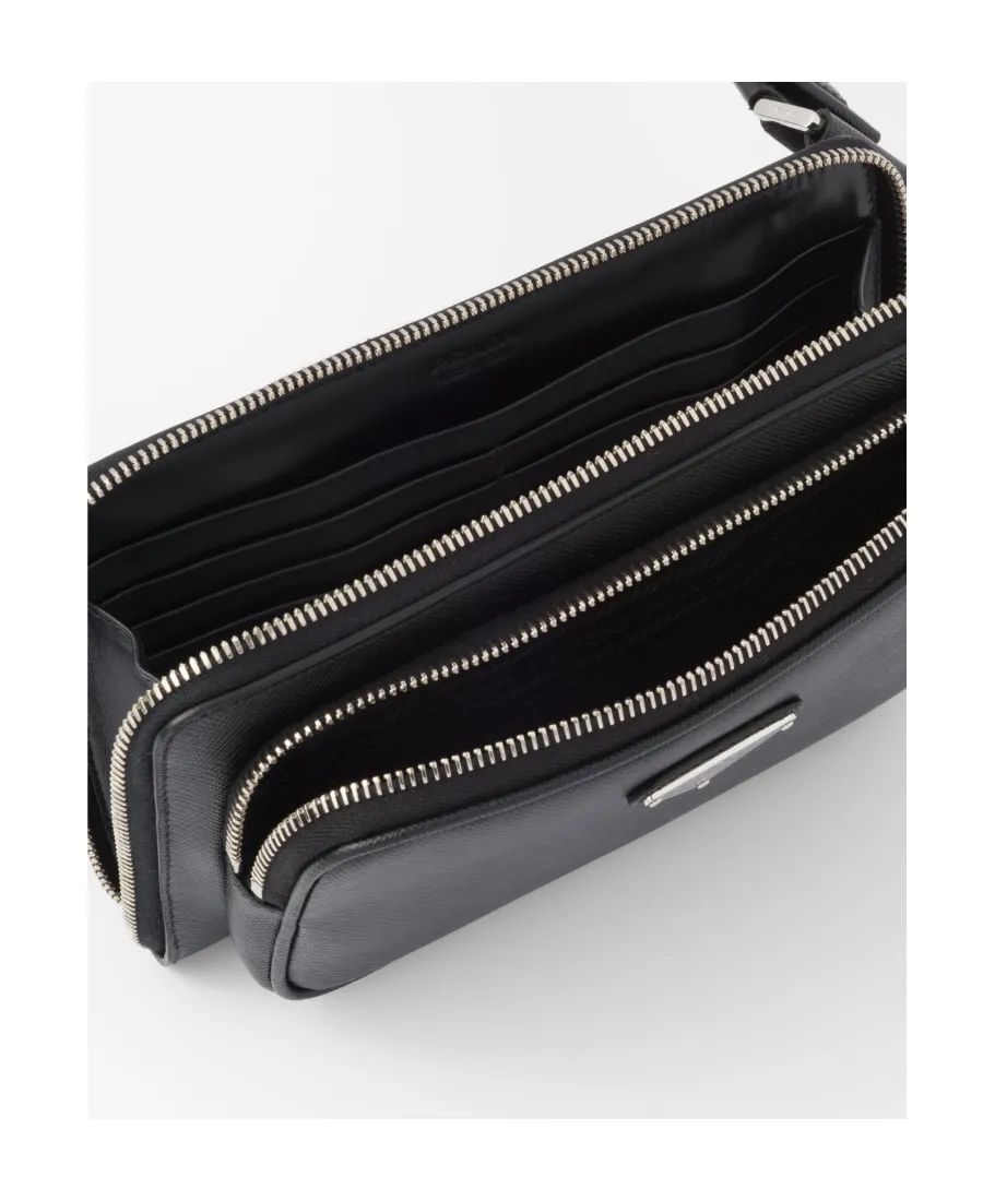 Saffiano Leather Shoulder Bag