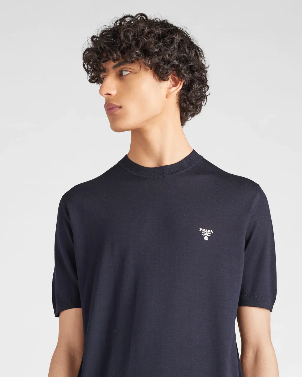 Logo Embroidered Crewneck T-Shirt