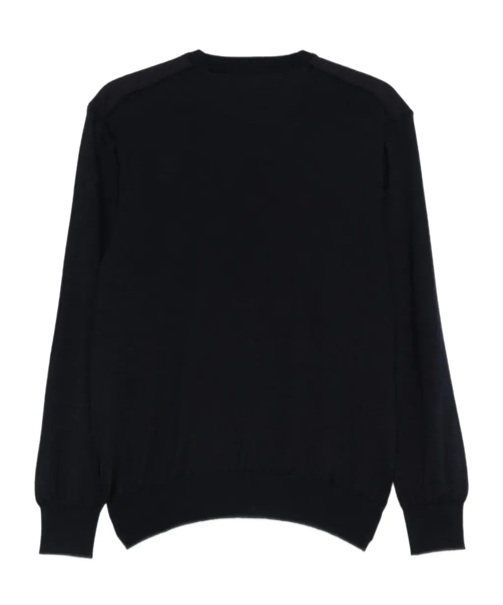 Shoulder-Panelled Sweater