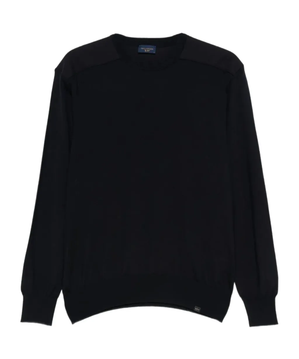 Shoulder-Panelled Sweater
