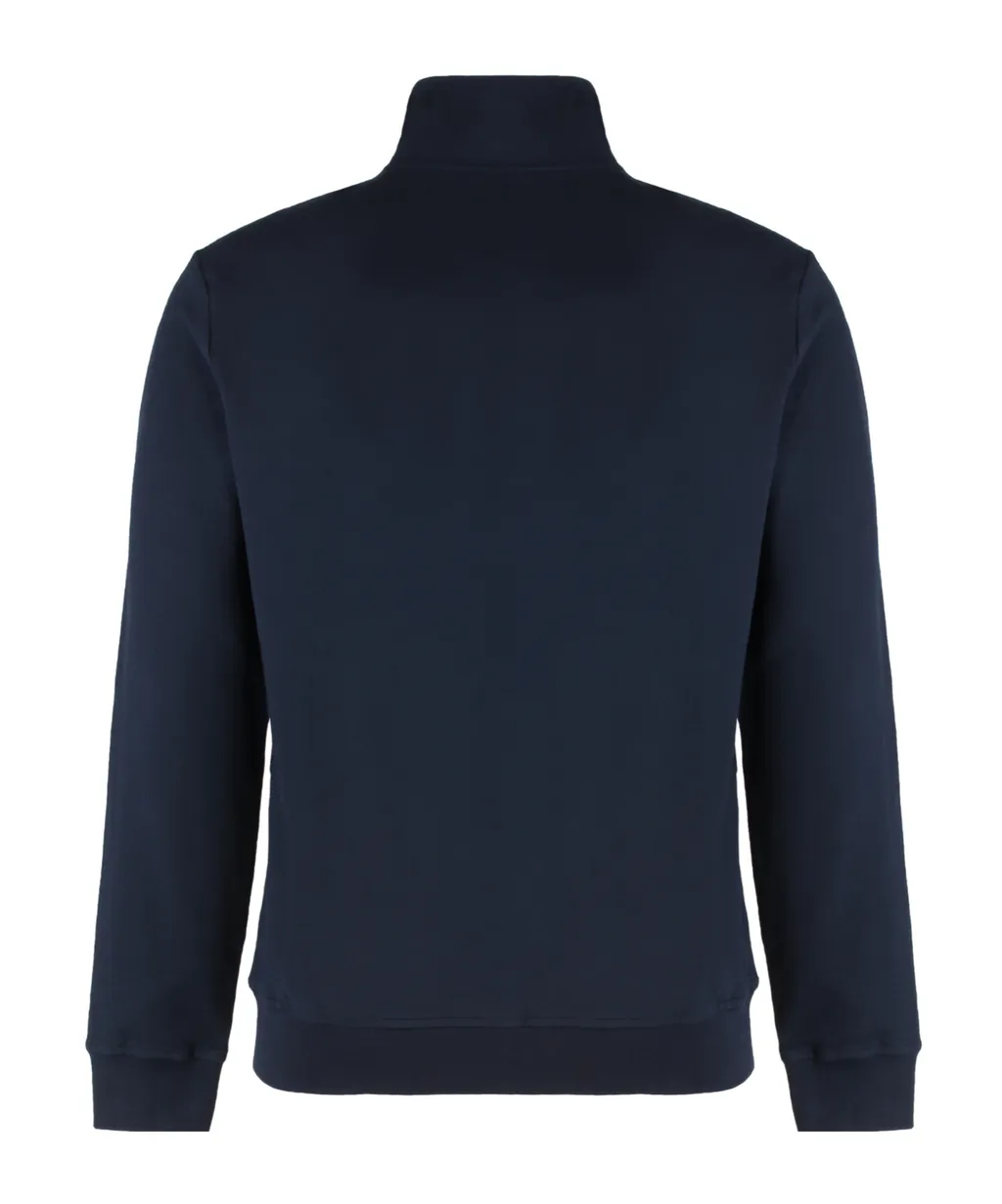 Zip-Up Embroidered Cotton-Blend Jacket