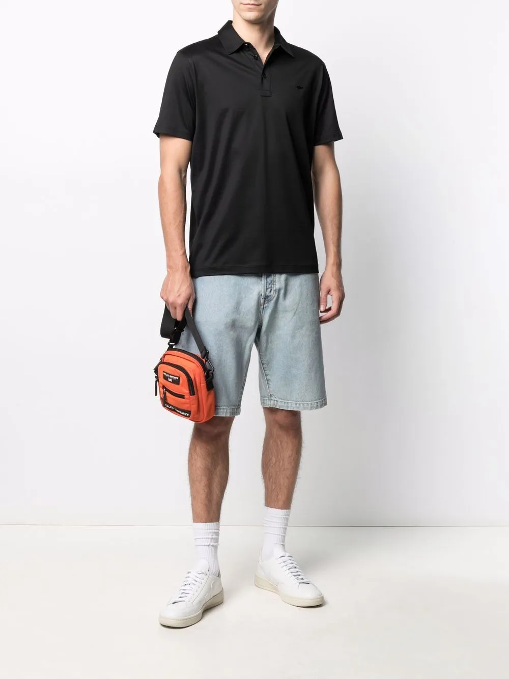 Embroidered-Logo Polo Shirt