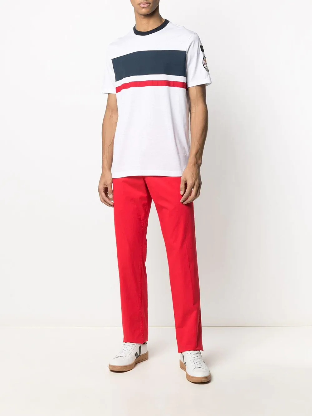 Slim-Cut Five-Pocket Trousers