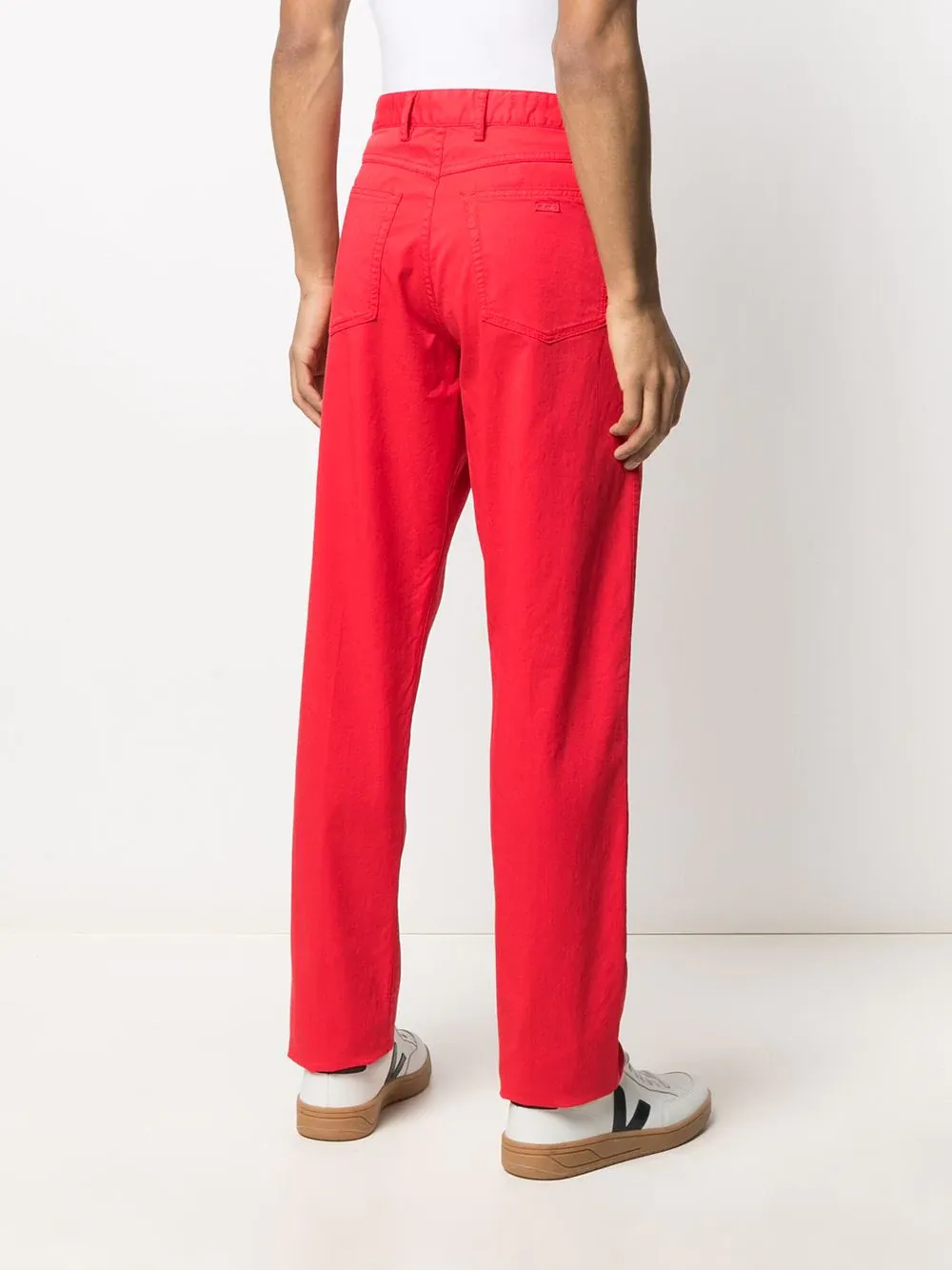 Slim-Cut Five-Pocket Trousers