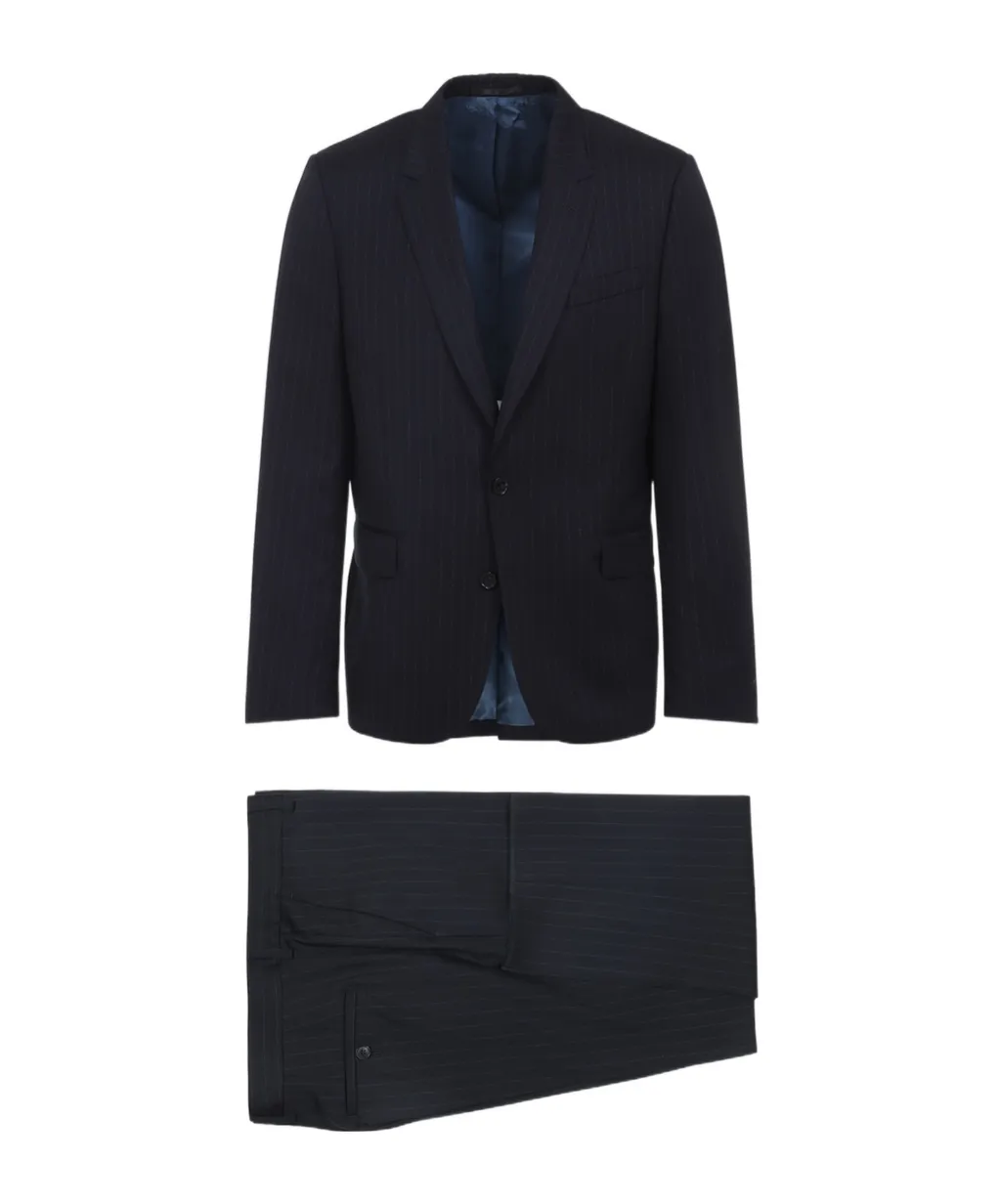 The Soho Tailored-Fit Pinstripe Suit