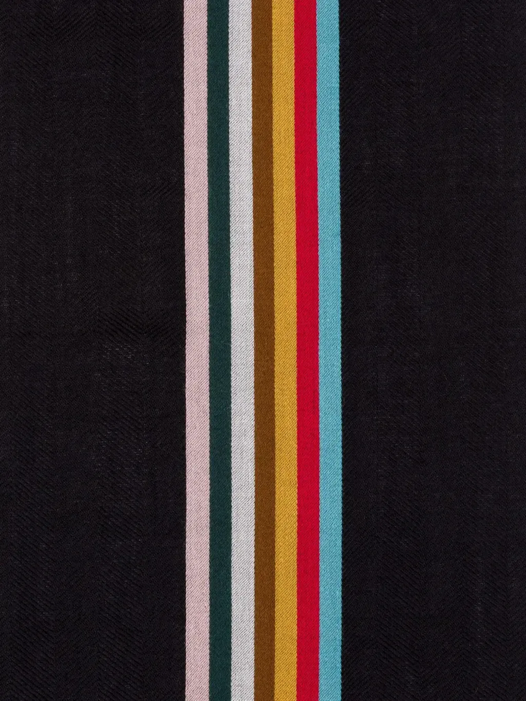 Logo-Stripe Scarf