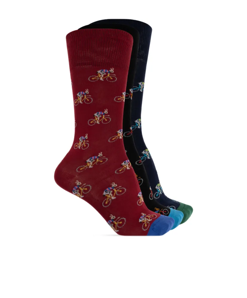 Three Pack Of Cotton Socks