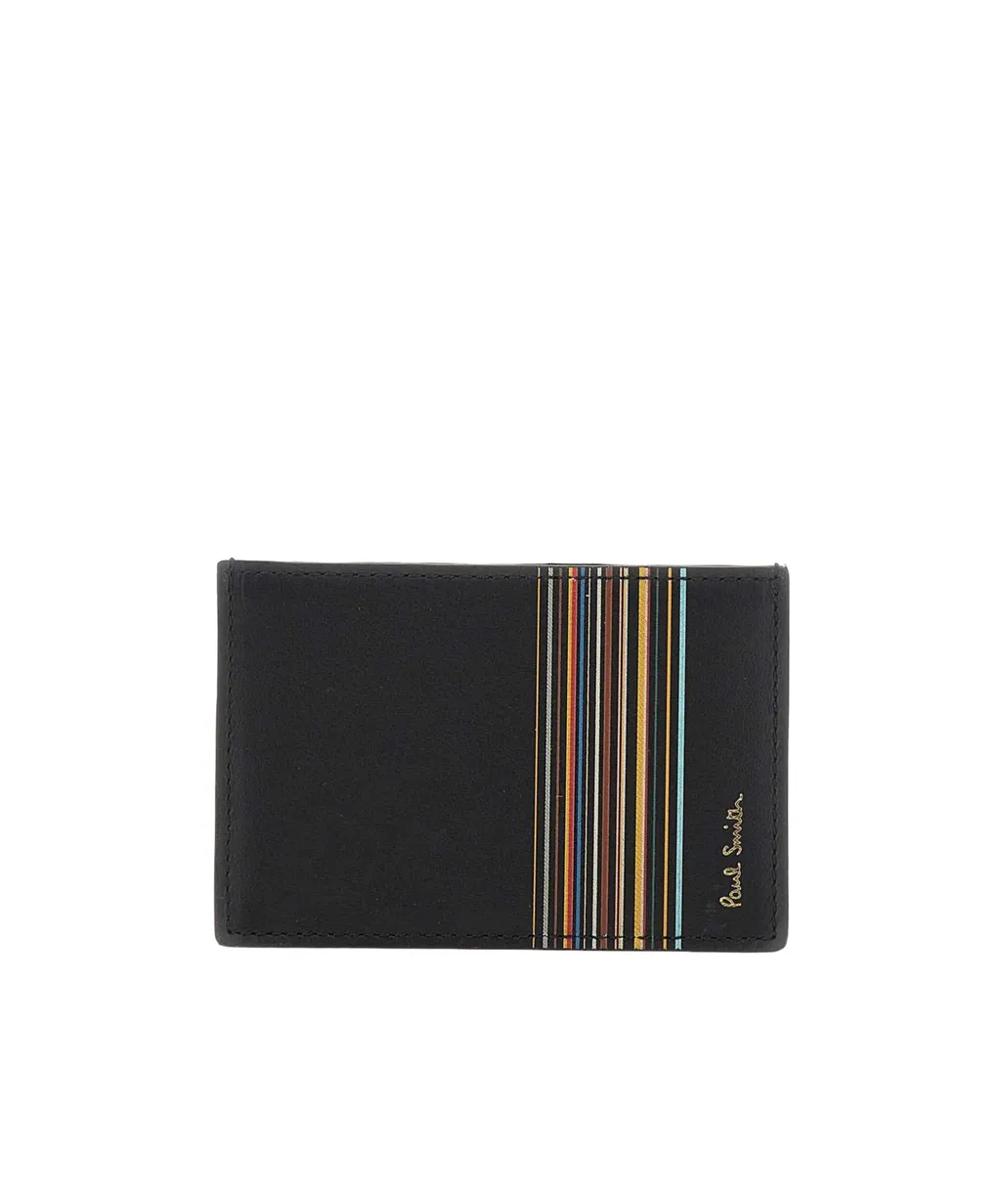 Signature Stripe Card Holder
