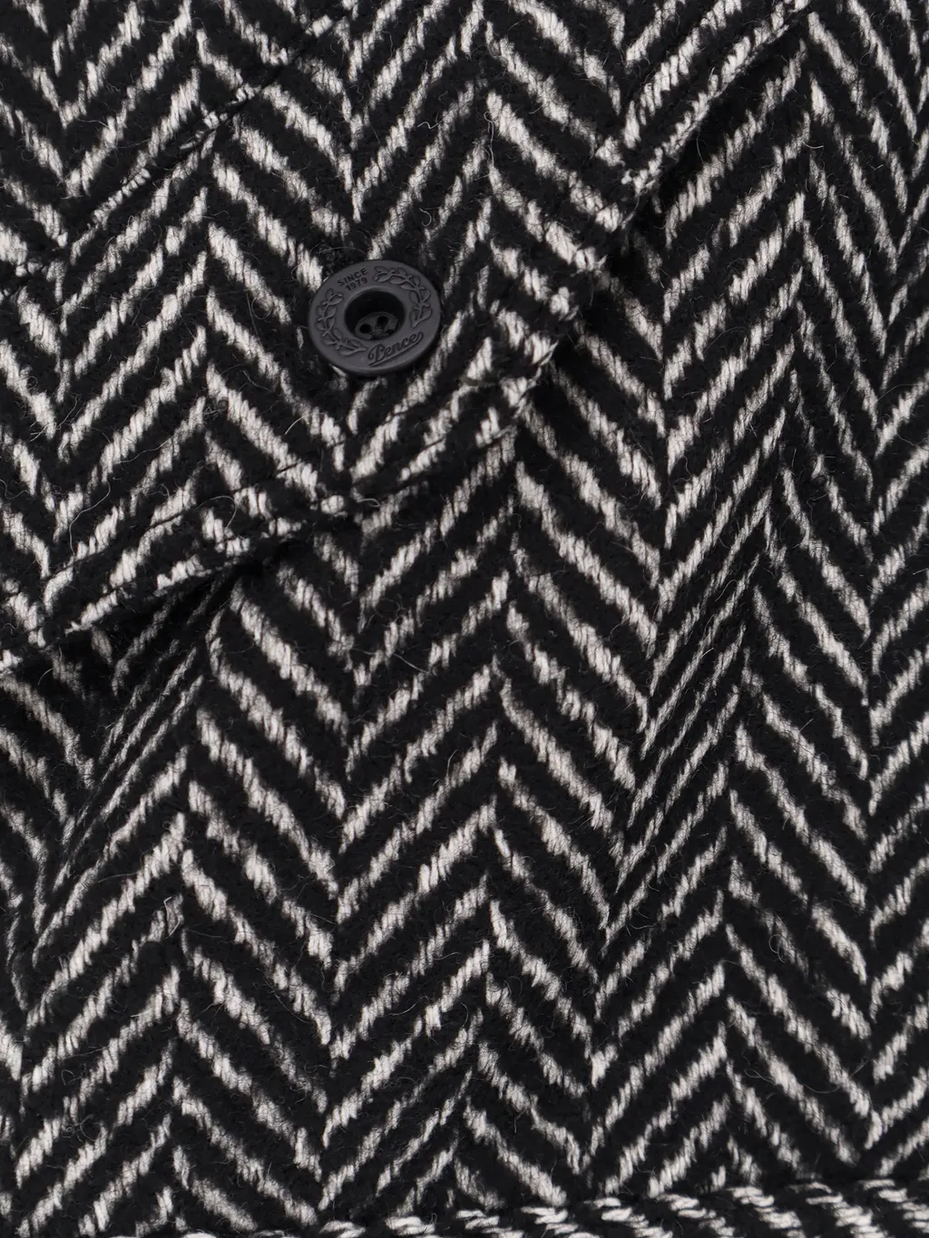 Herringbone Buttoned Jacket
