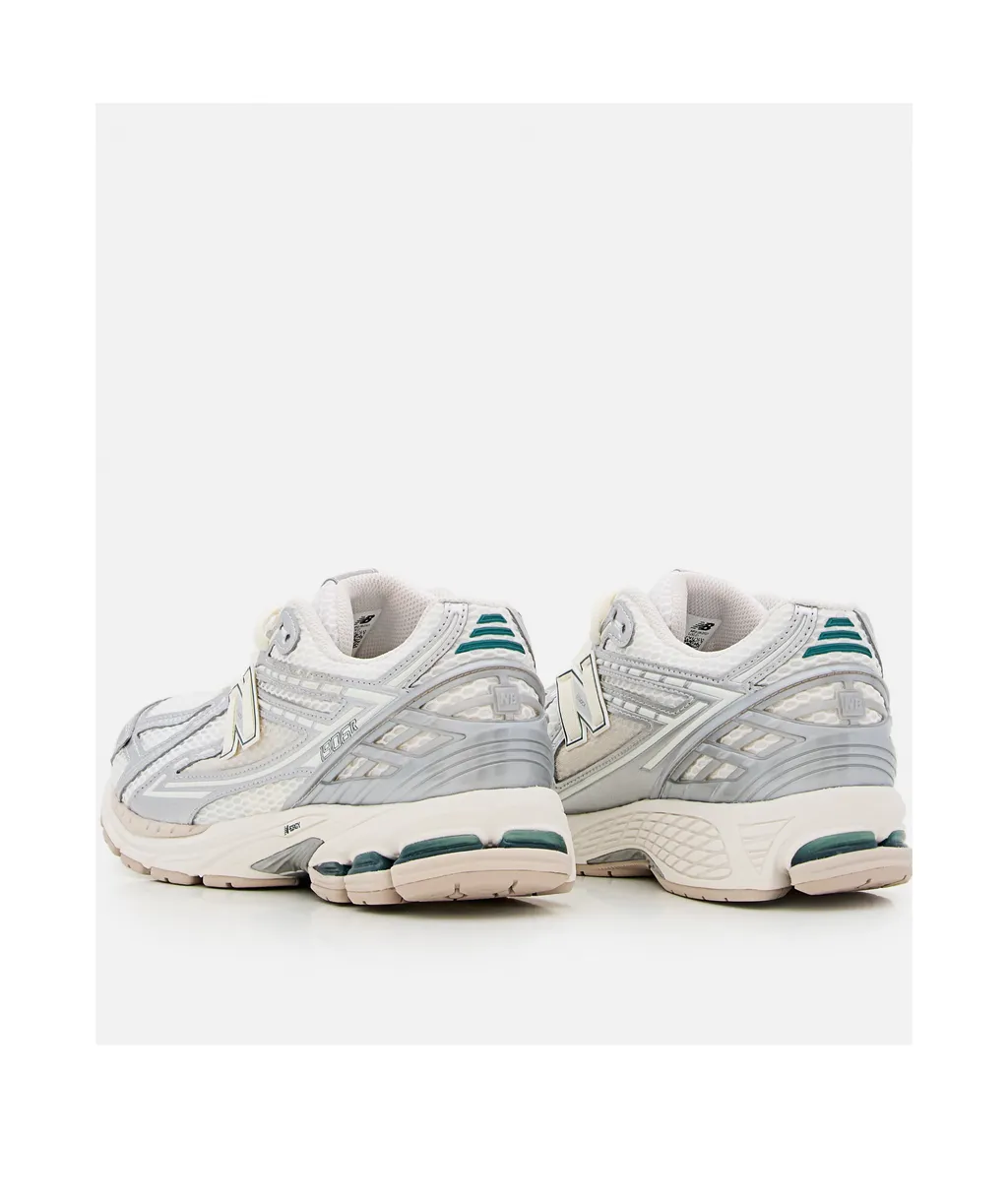 1906R Round Toe Sneakers Silver Metallic