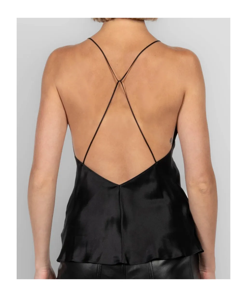 Emile Silk-Charmeuse Camisole
