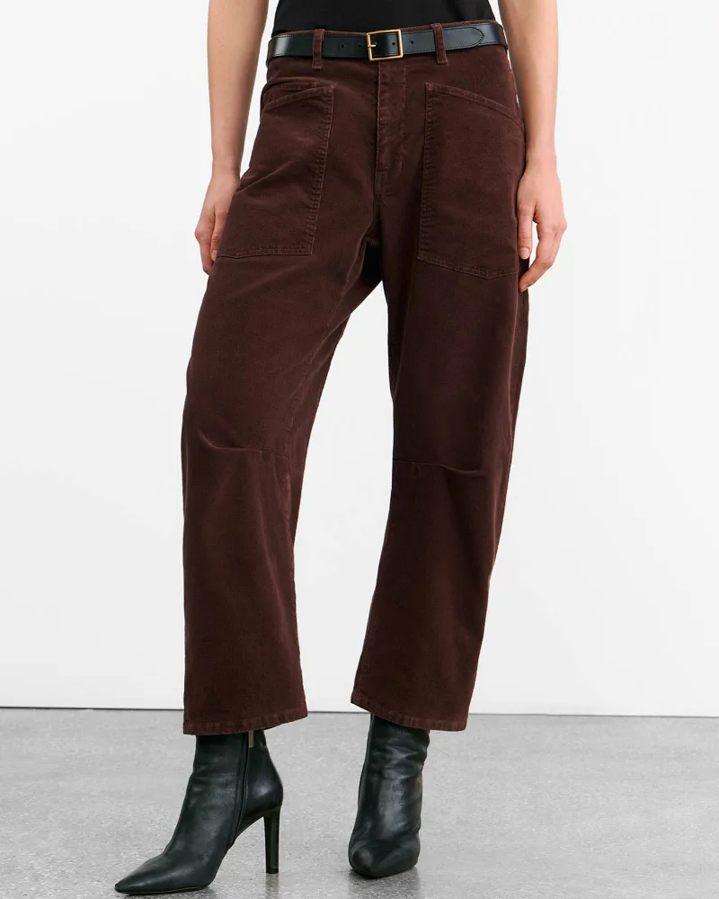 Shon Cotton-Blend Corduroy Tapered Pants
